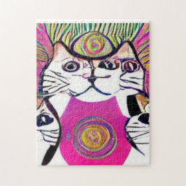 Quebra-cabeça kool katz esquisito