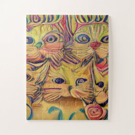 Quebra-cabeça kool katz esquisito