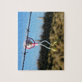 Quebra-cabeça Kracht patser Fubby aan Prikkeldraad.