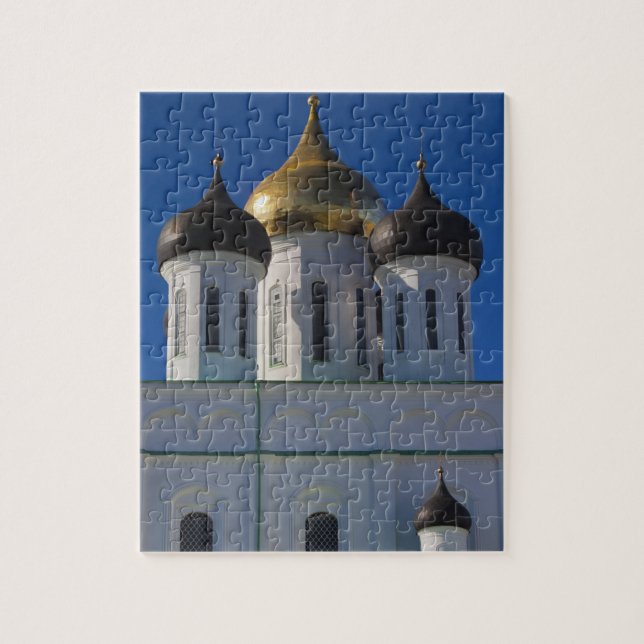 Quebra-cabeça Kremlin de Pskov e Catedral da Trindade (Vertical)