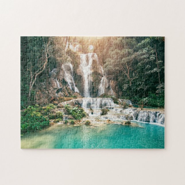 Quebra-cabeça Kuang Si Falls| Luang Prabang (Horizontal)