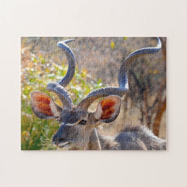Quebra-cabeça Kudu Botsuana. (Horizontal)