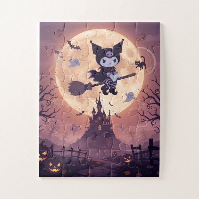 Quebra-cabeça kuromi halloween fofo (Vertical)