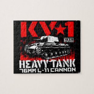 Quebra-cabeça KV-1 Tanque pesado soviético