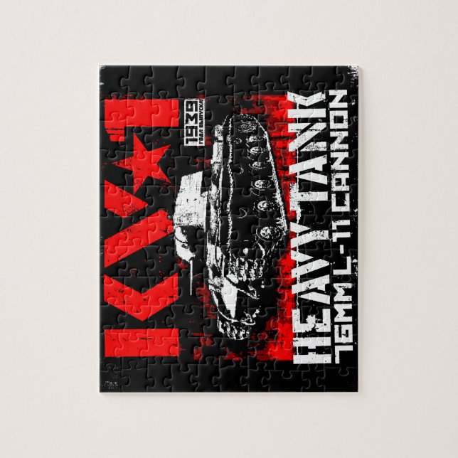 Quebra-cabeça KV-1 Tanque pesado soviético (Vertical)