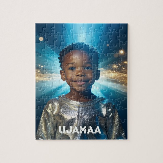 QUEBRA-CABEÇA KWANZAA - UJAMAA -  (Vertical)
