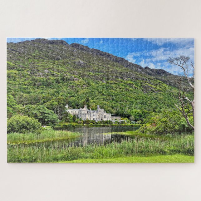 Quebra-cabeça Kylemore Abbey, Connemara, Galway, Irlanda (Horizontal)