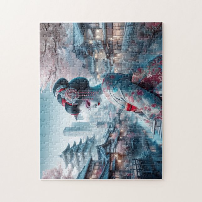 Quebra-cabeça La geisha des temps modernes (Vertical)