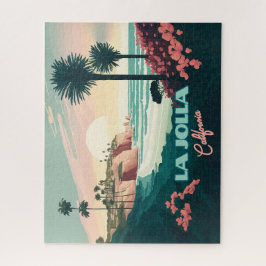 Quebra-cabeça La Jolla Cove San Diego California Retro
