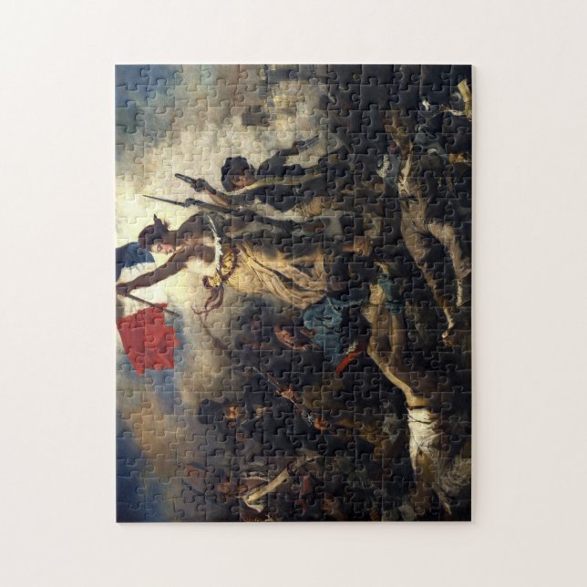 Quebra-cabeça La liberté guidant le people, Eugène Delacroix, 18 (Vertical)