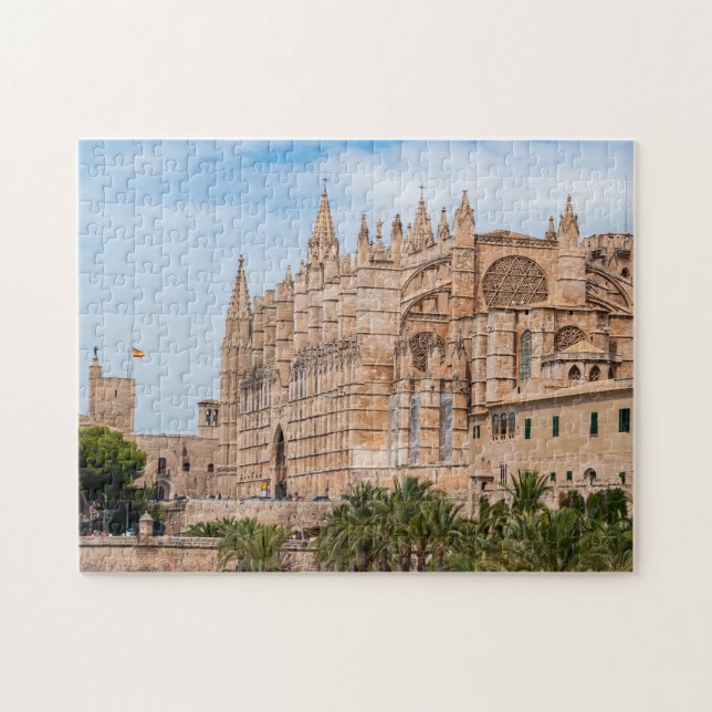 Quebra-cabeça La Seu, Catedral de Palma de Maiorca - Espanha (Horizontal)