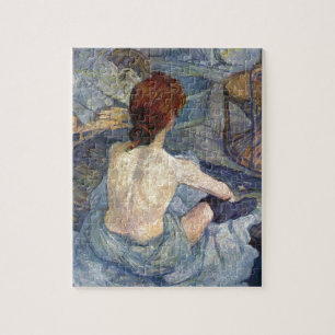 Quebra-cabeça La Toilette Rousse - Pintura de Toulouse-Lautrec