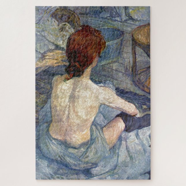 Quebra-cabeça La Toilette Rousse - Toulouse-Lautrec Painting (Vertical)