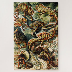 Quebra-cabeça Lacertilia Lizards por Ernst Haeckel