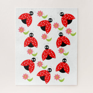 Quebra-cabeça Lady Bugs Floral