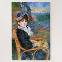 Lady by the Seashore (por Pierre-Auguste Renoir)