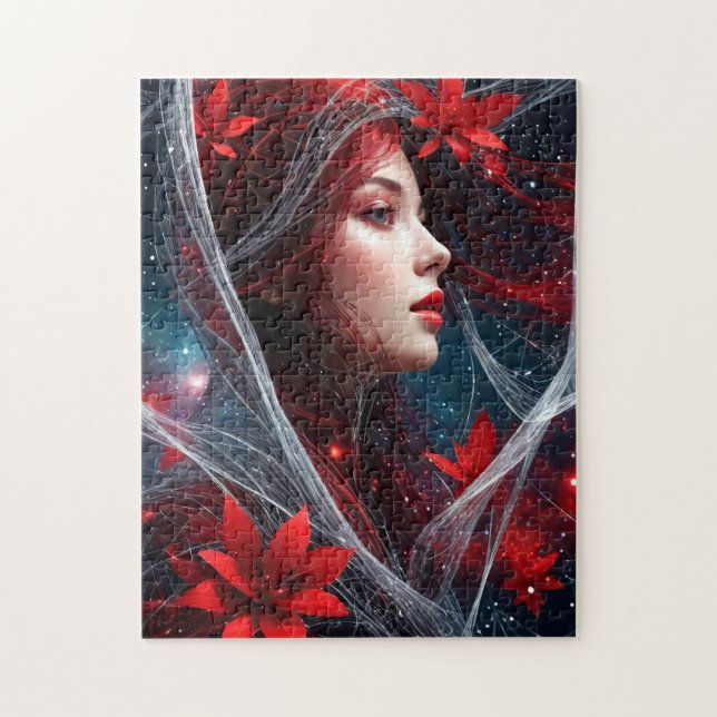 Quebra-cabeça Lady Christmas (Vertical)