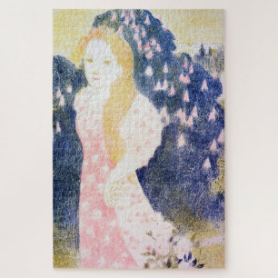 Quebra-cabeça Lady em vestido rosa, Maurice Denis
