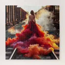 Quebra-cabeça Lady in Red