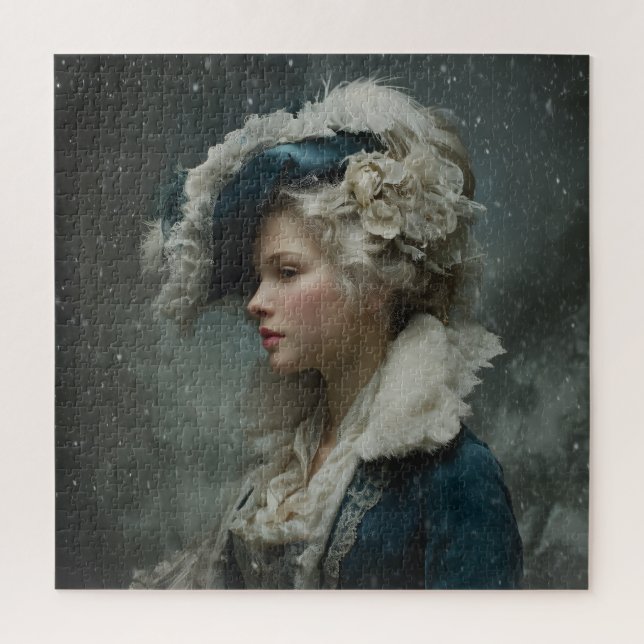 Quebra-cabeça Lady in Winter (Vertical)