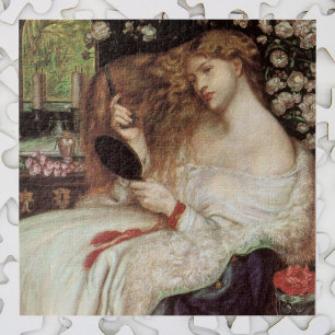 Quebra-cabeça Lady Lilith por Rossetti, Retrato Vitoriano Antigo