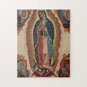 Quebra-cabeça Lady of Guadalupe, 1780 by Sebastian Zalcedo