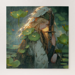 Quebra-cabeça Lady of Lake Anime Fantasy