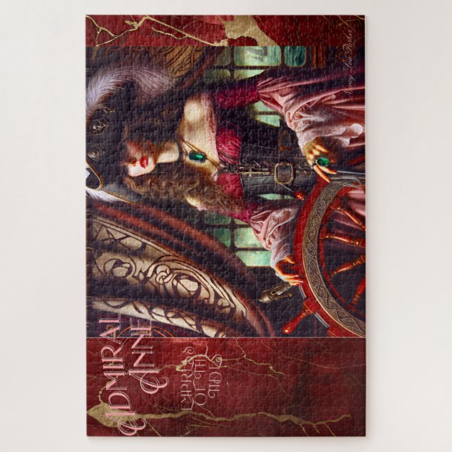 Quebra-cabeça Lady Pirate Empress da Almirante Anne (Vertical)