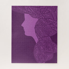 Quebra-cabeça Lady Purple