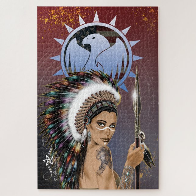 Quebra-cabeça Lady Sioux (Vertical)