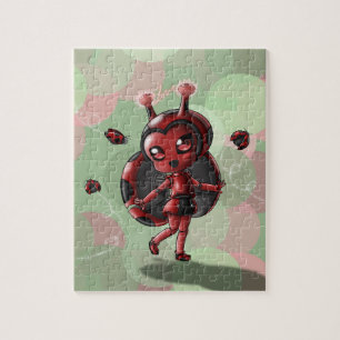 Quebra-cabeça Ladybug, 8" x 10", 110 peças