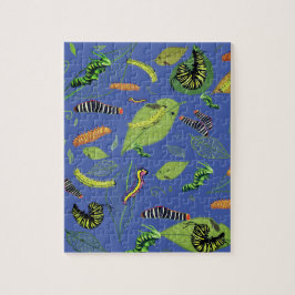 Quebra-cabeça Lagartas para a natureza