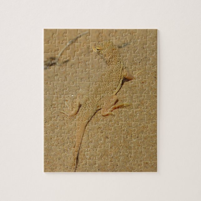 Quebra-cabeça Lagarto-de-dedos-frangiados-do-Mojave (Vertical)
