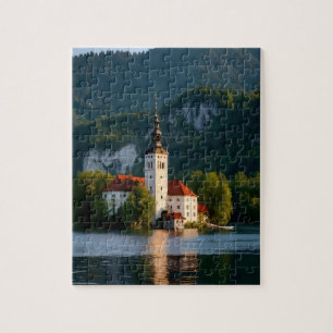 Quebra-cabeça Lago Bled, Eslovênia