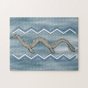 Quebra-cabeça Lago canadense Monster e Zigzags