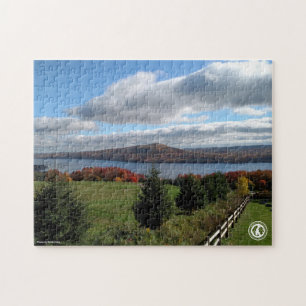 Quebra-cabeça Lago Canandaigua no outono