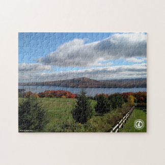 Quebra-cabeça Lago Canandaigua no outono