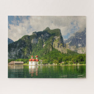 Quebra-cabeça Lago de Berchtesgaden Alemanha.
