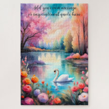 Lago de Cisnes Personalizado Serenidade