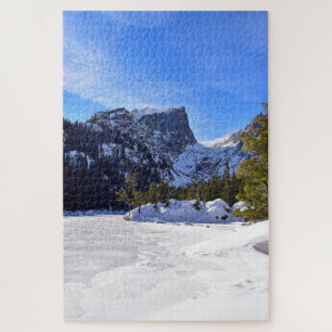 Quebra-cabeça Lago Dream congelado - RMNP - 20x30 - 1014 pcs