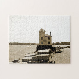 Quebra-cabeça Lago Erie Lighthouse