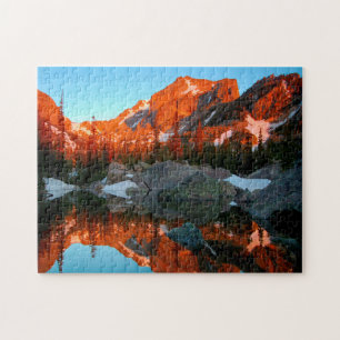 Quebra-cabeça Lago Haiyaha Colorado.