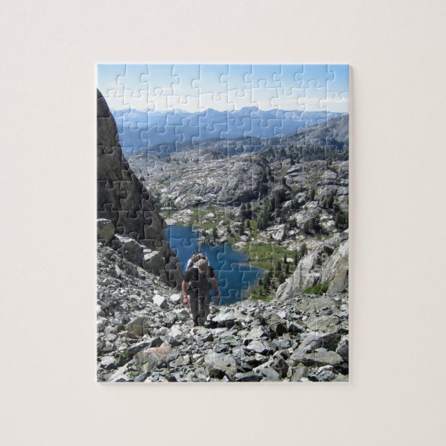 Quebra-cabeça Lago Holcomb - Ansel Adams Wilderness - Minarets (Vertical)