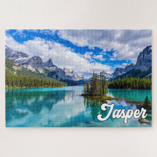 Quebra-cabeça Lago Maligne, Parque Nacional de Jasper