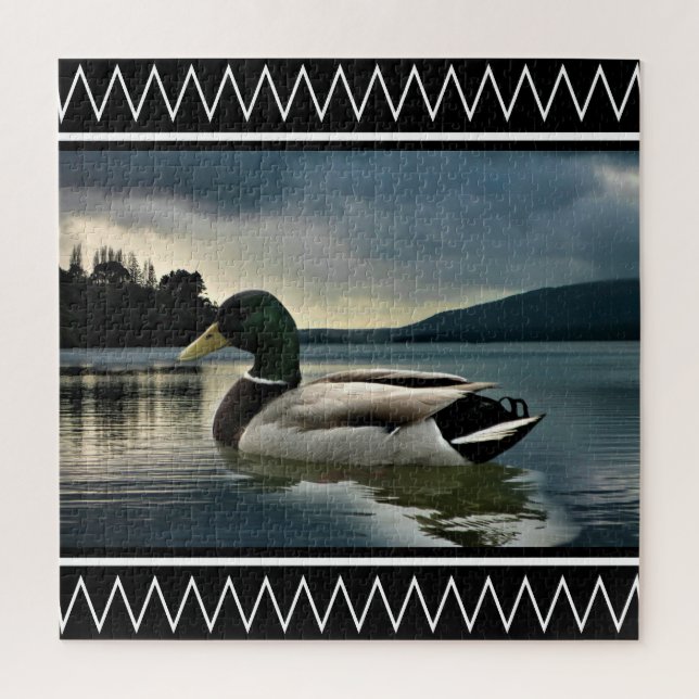 Quebra-cabeça Lago Mallard Duck (Vertical)