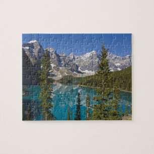 Quebra-cabeça Lago Moraine, Canadian Rockies, Alberta, Canadá 2