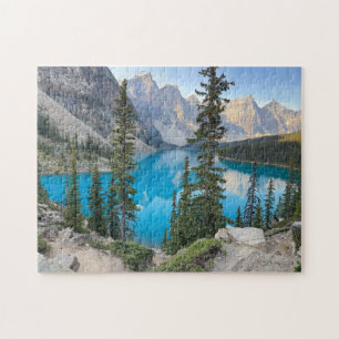 Quebra-cabeça Lago Moraine em Banff Canada