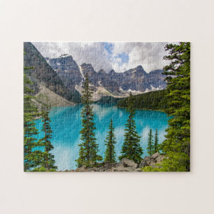 Quebra-cabeça Lago Moraine No Parque Nacional De Banff, Canadá