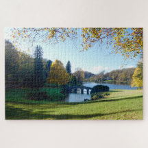 Lago Stourhead, Vista para o Panteão.