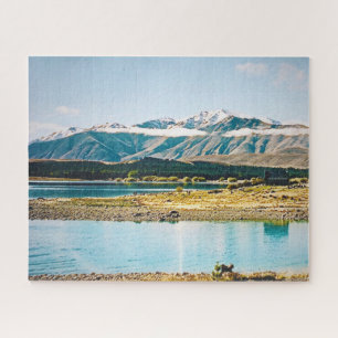 Quebra-cabeça Lago Tekapo viagem da Ilha Sul da Nova Zelândia